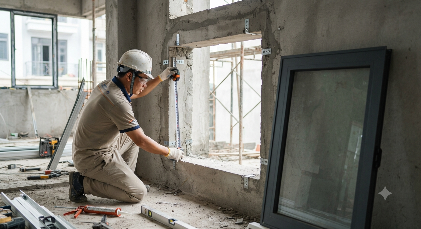 Hiểu đúng về ô chờ và vai trò của nó trong lắp đặt cửa nhôm kính